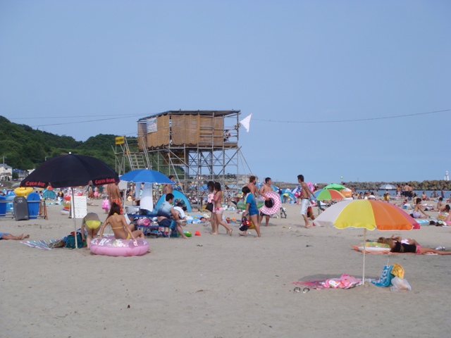 8月10日の永崎海岸です。
