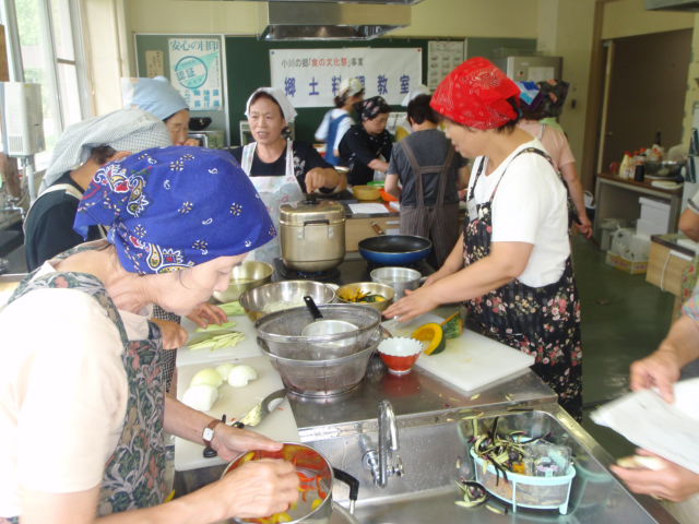 第１回郷土料理教室（小川の郷「食の文化祭」事業）開催